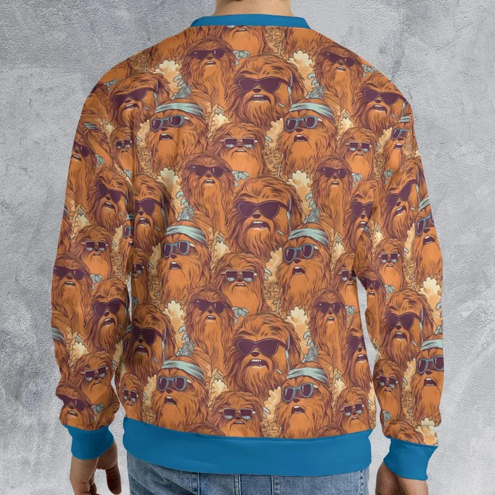 Retro Chewy Summer Vibes All-over Print Sweatshirt - 2