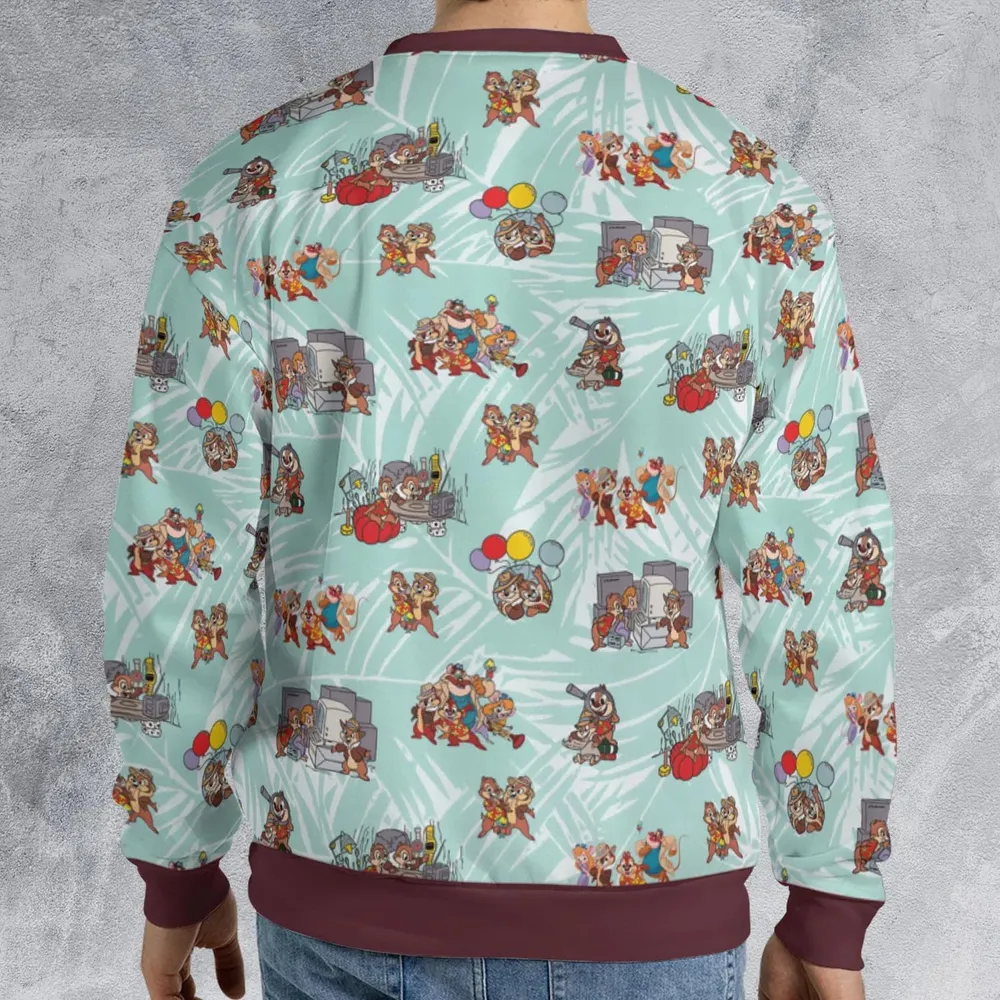 Rescue Team Chip 'n Dale Rescue Rangers All-over Print Sweatshirt - 2