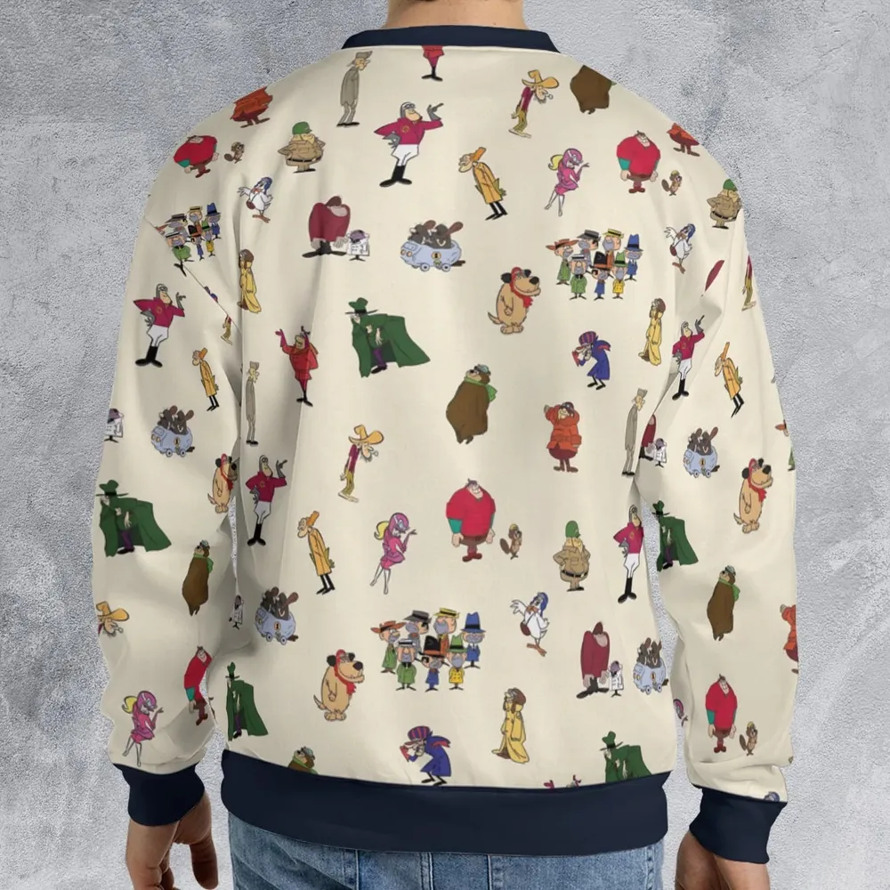 Wacky Races Characters All-over Print Sweatshirt - 2