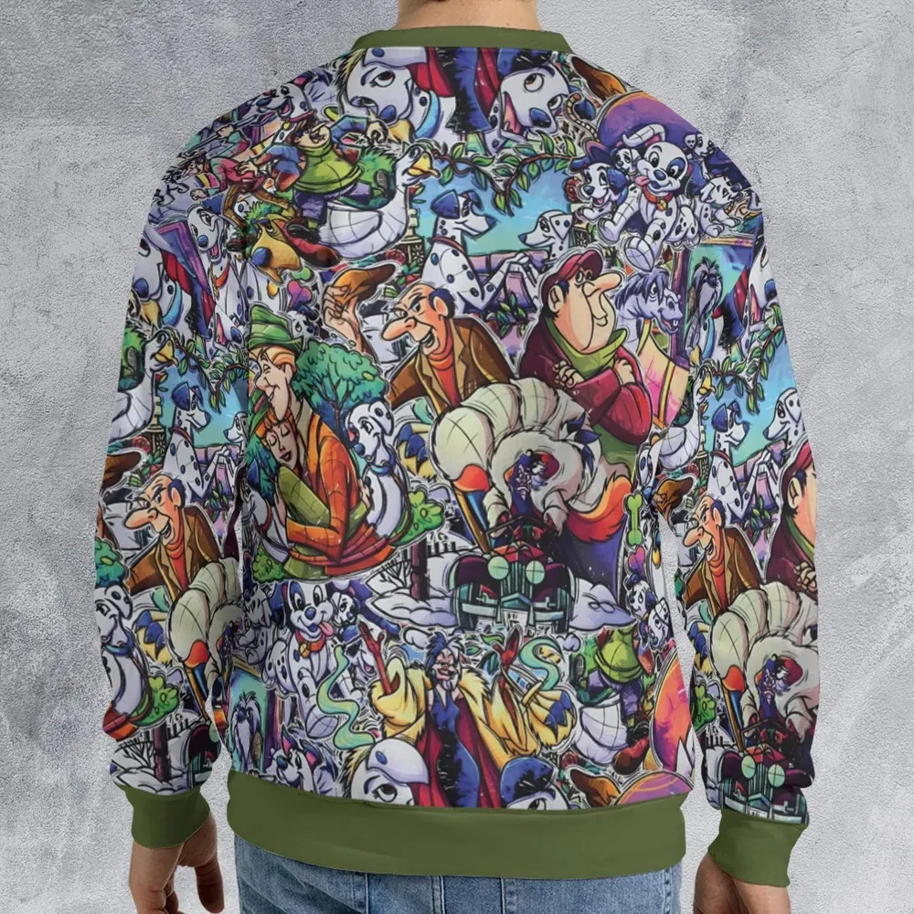 101 Dalmatians Main 90s All-over Print Sweatshirt - 2