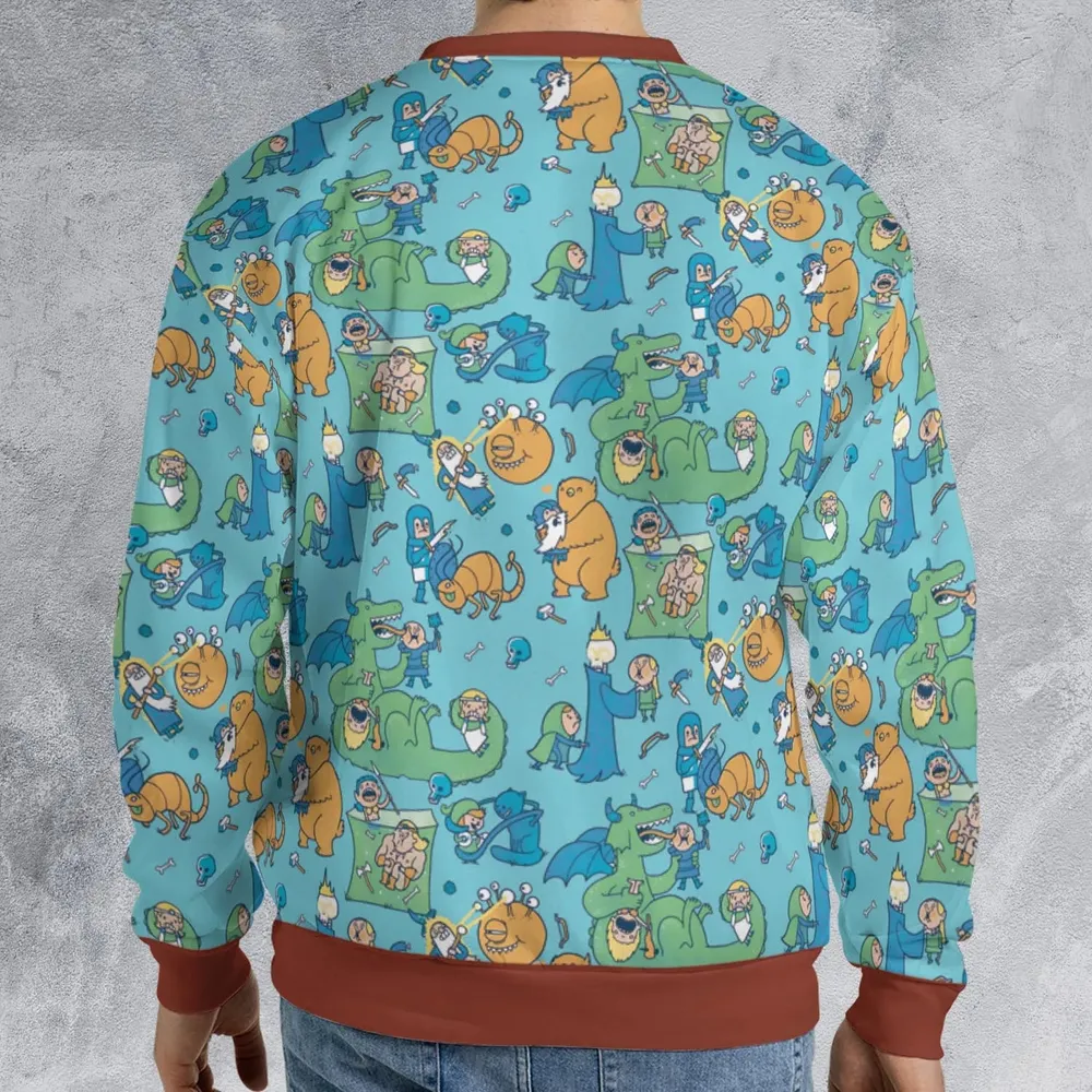 Total Party Kill DnD All-over Print Sweatshirt - 2