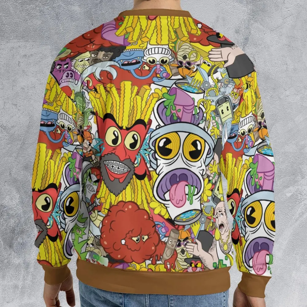 Pure Chaos Aqua Teen Hunger Force All-over Print Sweatshirt - 2