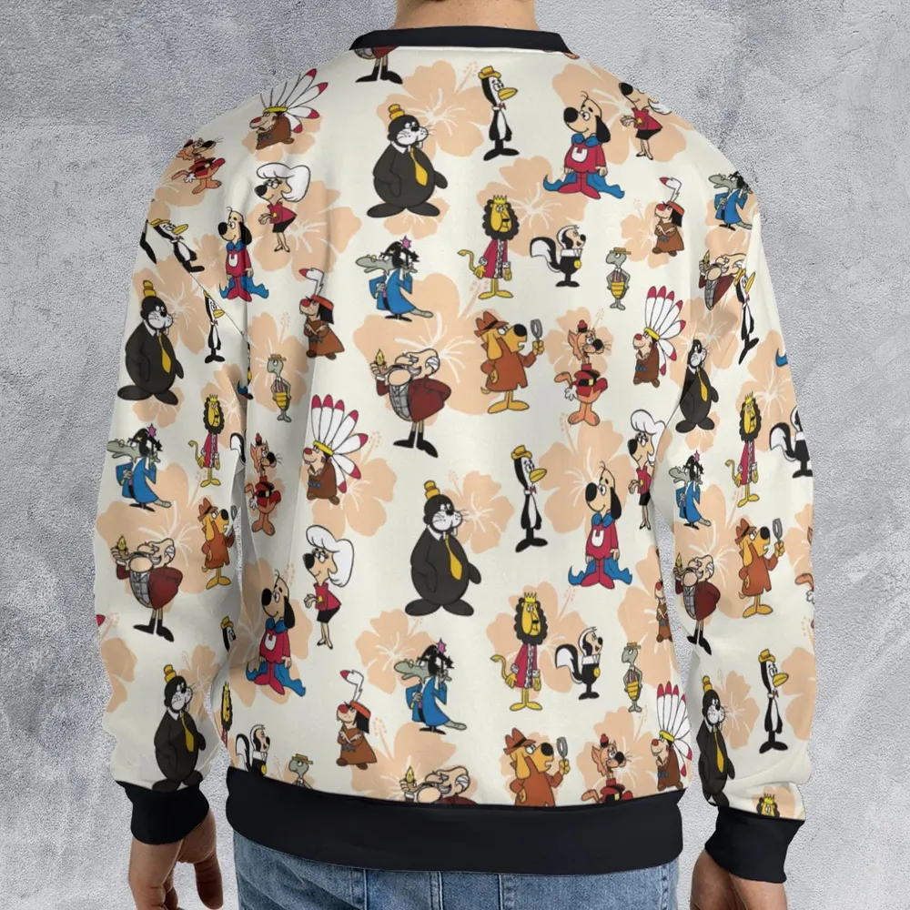 Nostalgia Underdog Characters All-over Print Sweatshirt - 2