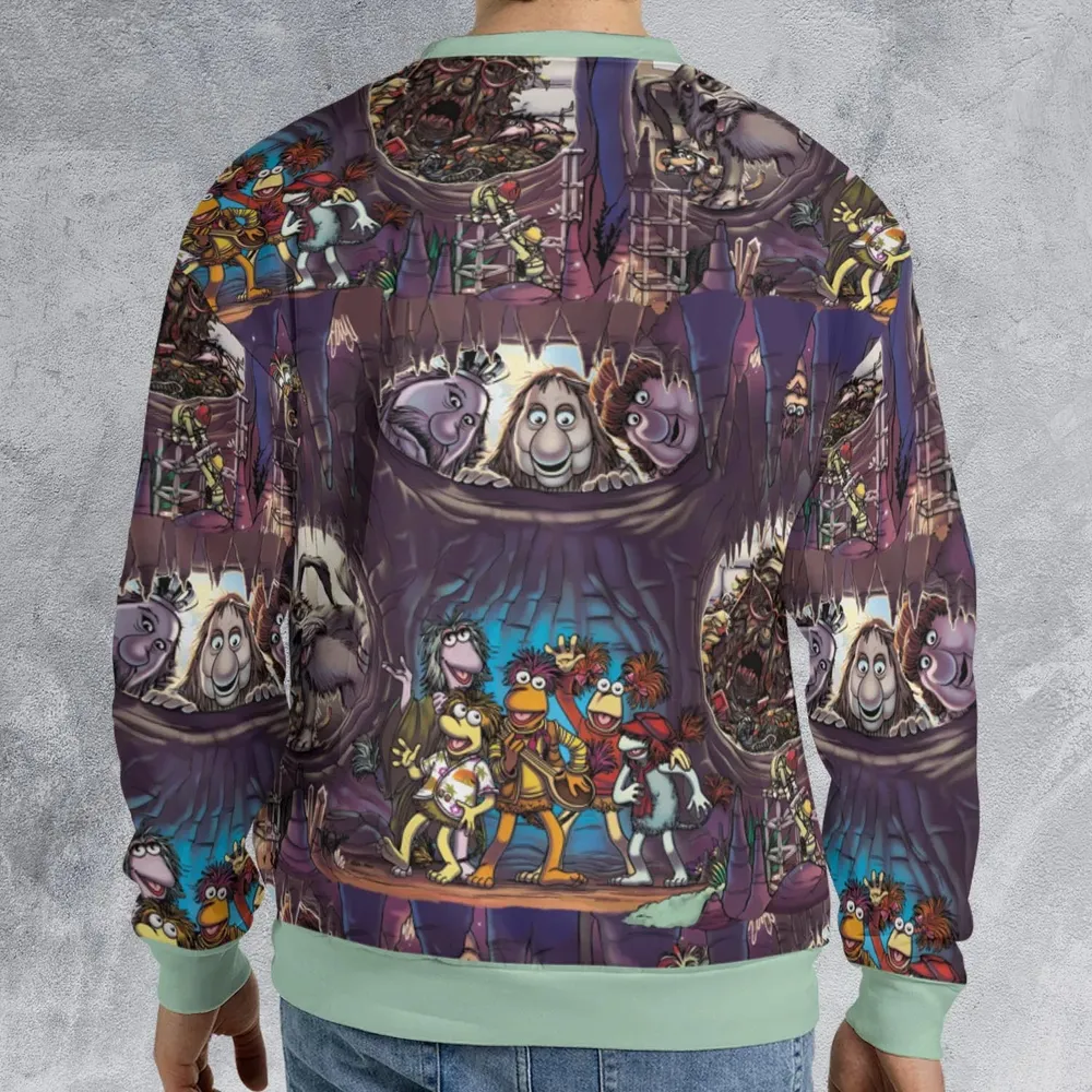 It's All Connected Fraggle Rock All-over Print Sweatshirt - 2
