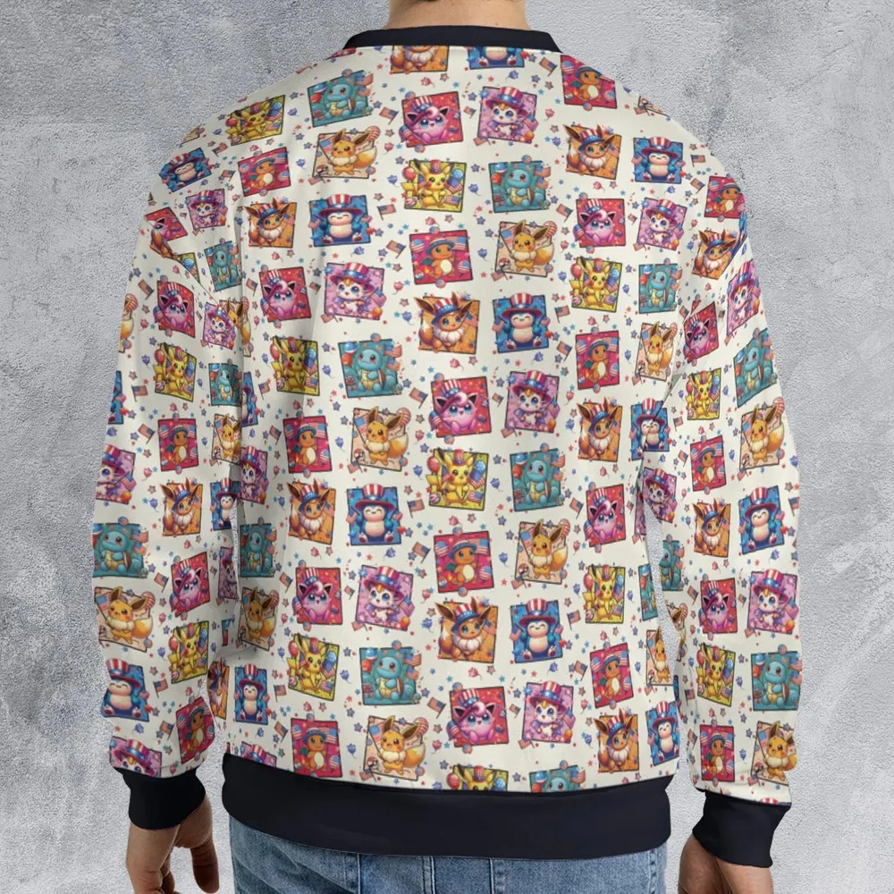 Chill The 4th Out Pokemon All-over Print Sweatshirt - 2