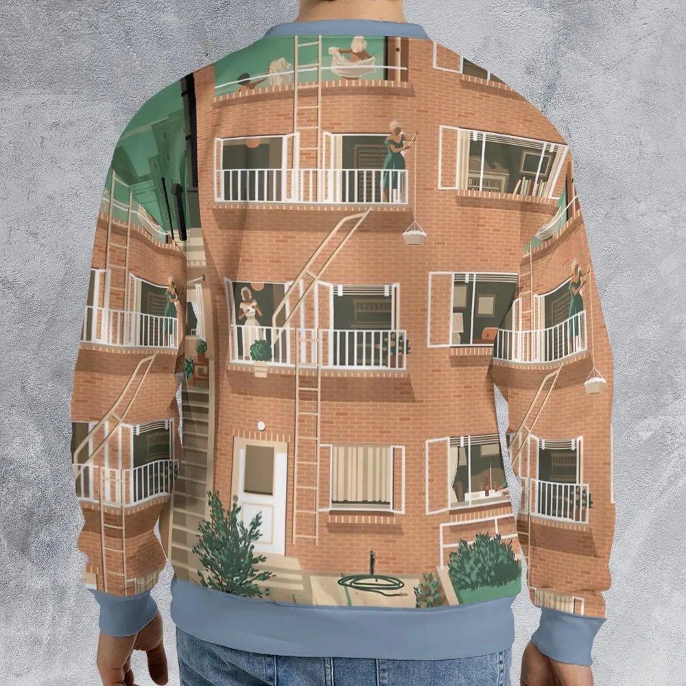 Rear Window All-over Print Sweatshirt - 2