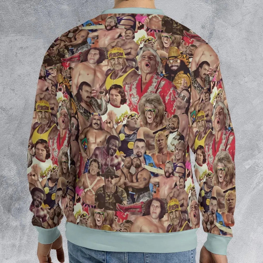 Pro Wrestlers All-over Print Sweatshirt - 2