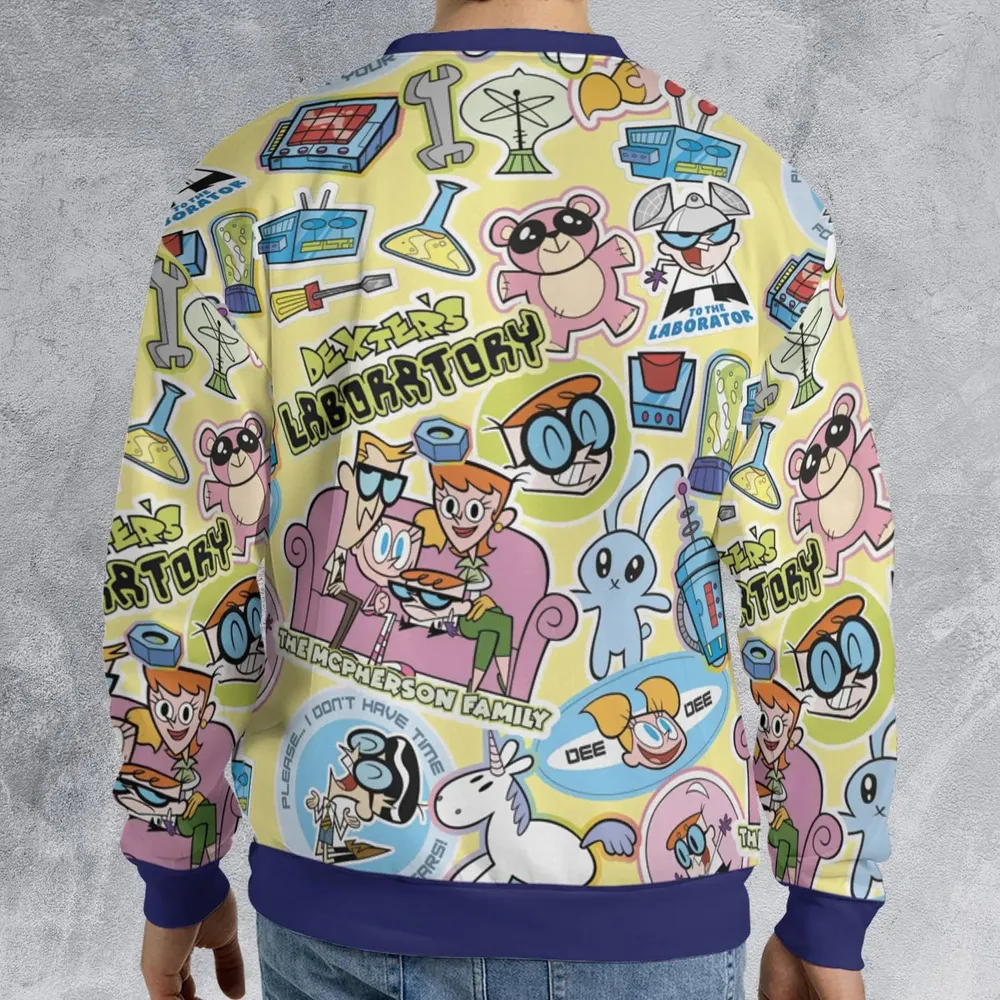 Dee Dee Mandark Dexter's Laboratory Funny All-over Print Sweatshirt - 2