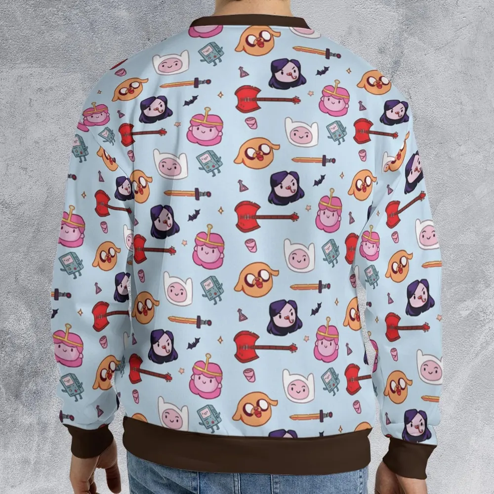 The Gang Adventure Time All-over Print Sweatshirt - 2