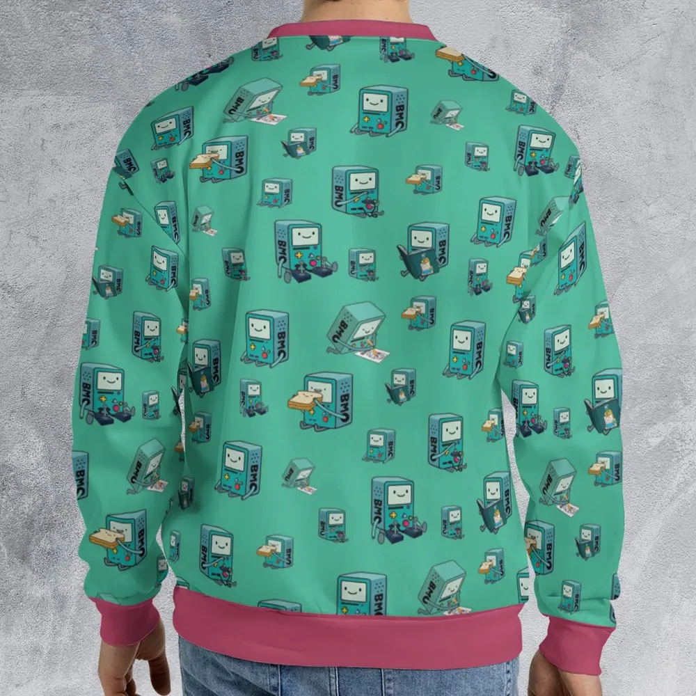 BMO World Adventure Time All-over Print Sweatshirt - 2