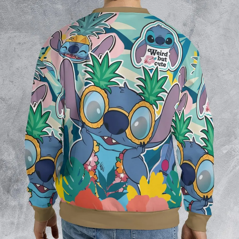 Weird But Cute Stitch All-over Print Sweatshirt - 2