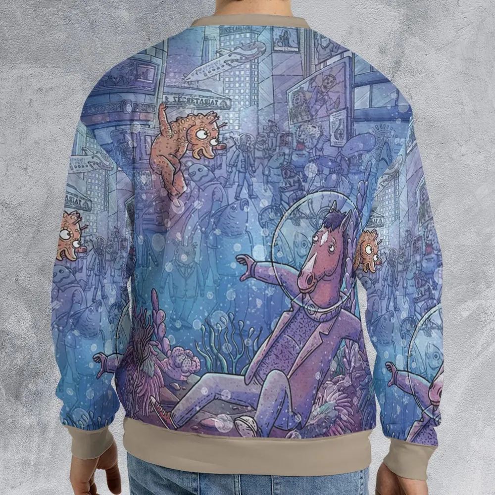 Bojack Horseman All-over Print Sweatshirt - 2