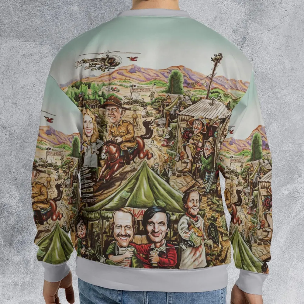 M*A*S*H Movie Art All-over Print Sweatshirt - 2