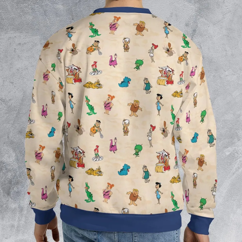 Bedrock The Flintstones All-over Print Sweatshirt - 2