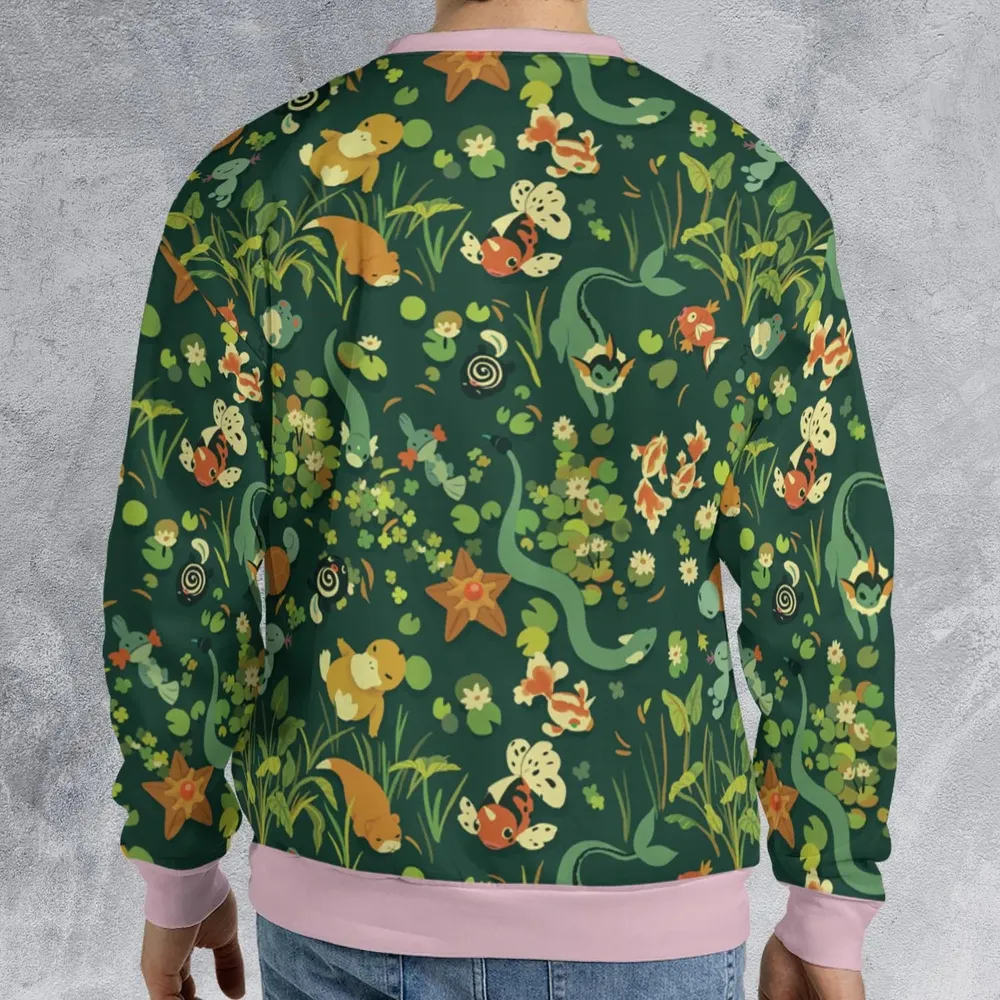 Under Water Type Pokemon All-over Print Sweatshirt - 2