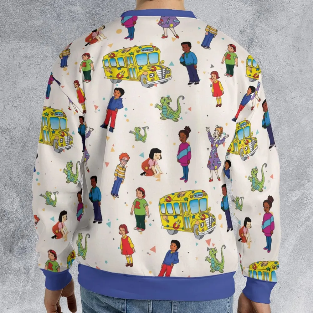 The Magic School Bus Characters All-over Print Sweatshirt - 2