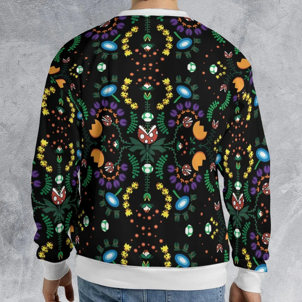 Mario Bros Piranha Plant All-over Print Sweatshirt - 2