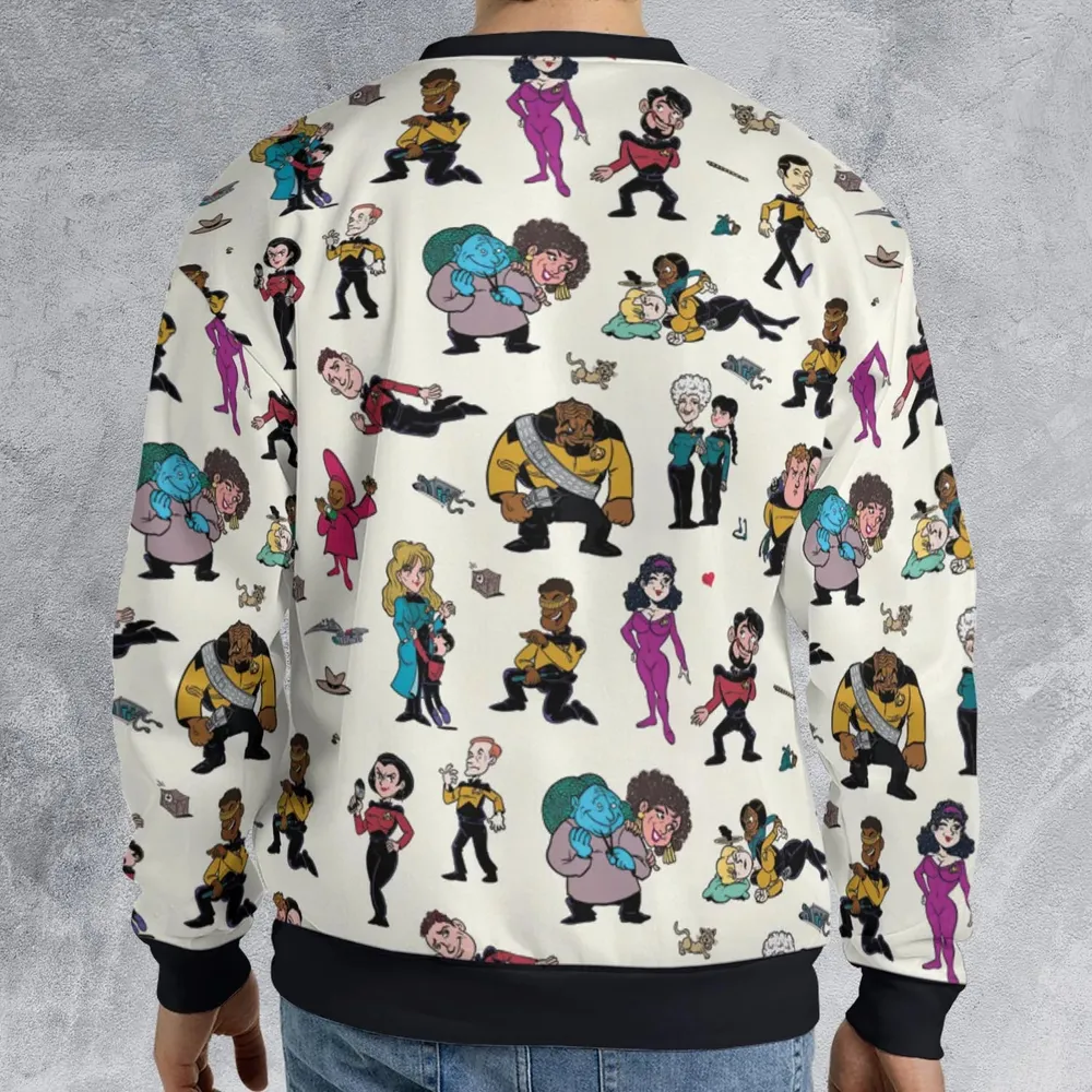 Star Trek TNG Tribute All-over Print Sweatshirt - 2