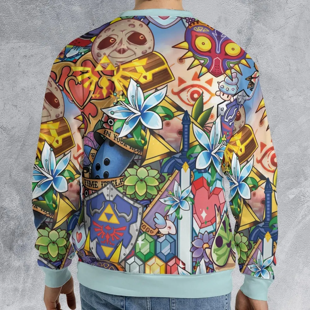 A Majora's Mask The Legend of Zelda All-over Print Sweatshirt - 2