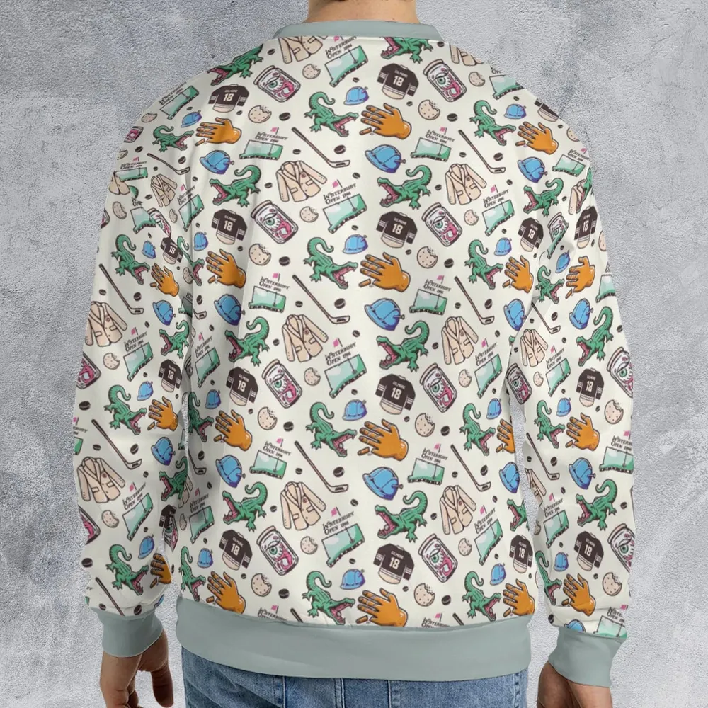 Happy Gilmore Pattern All-over Print Sweatshirt - 2