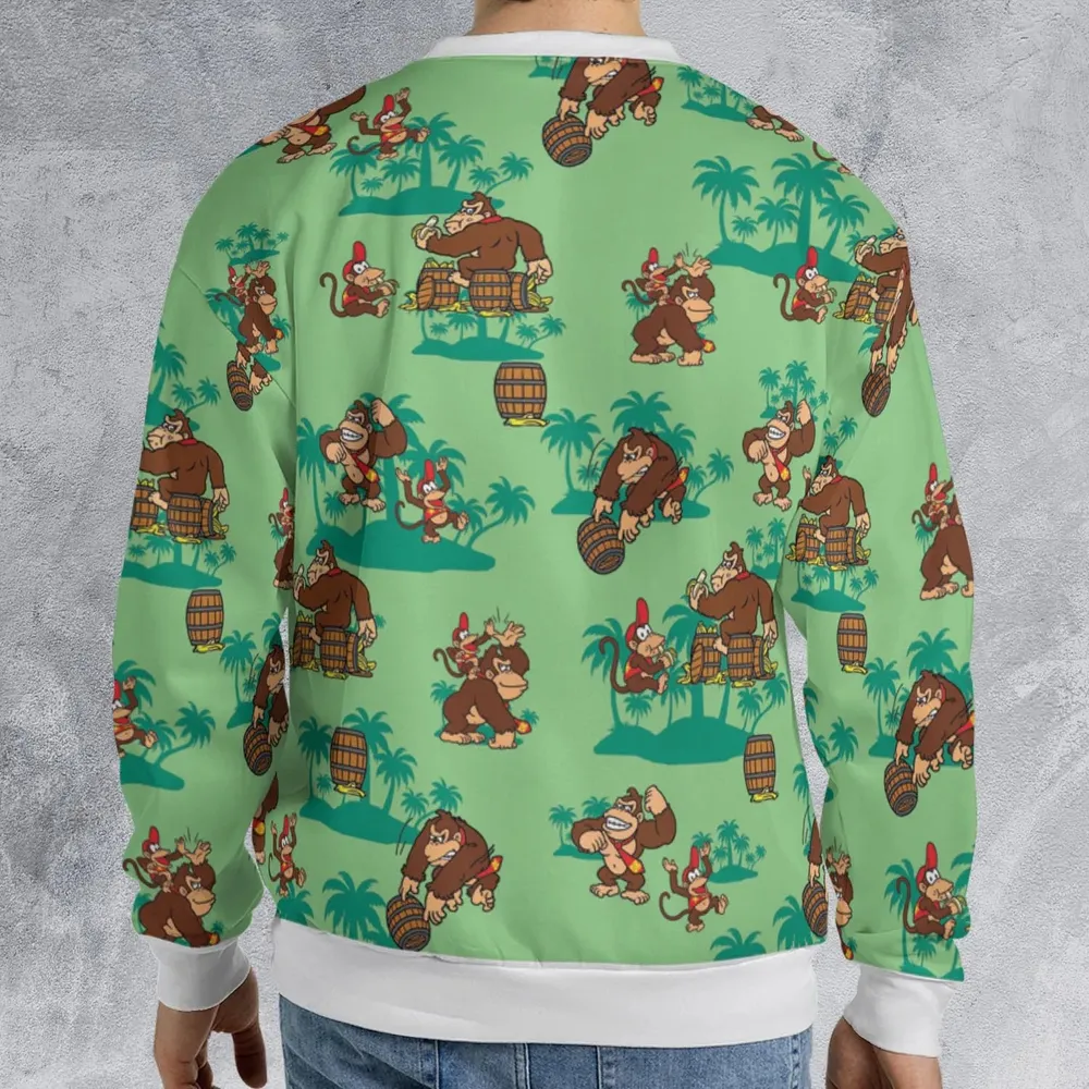 Donkey Kong & Diddy Kong All-over Print Sweatshirt - 2