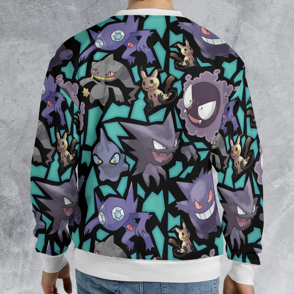Ghost Type Pokemon All-over Print Sweatshirt - 2