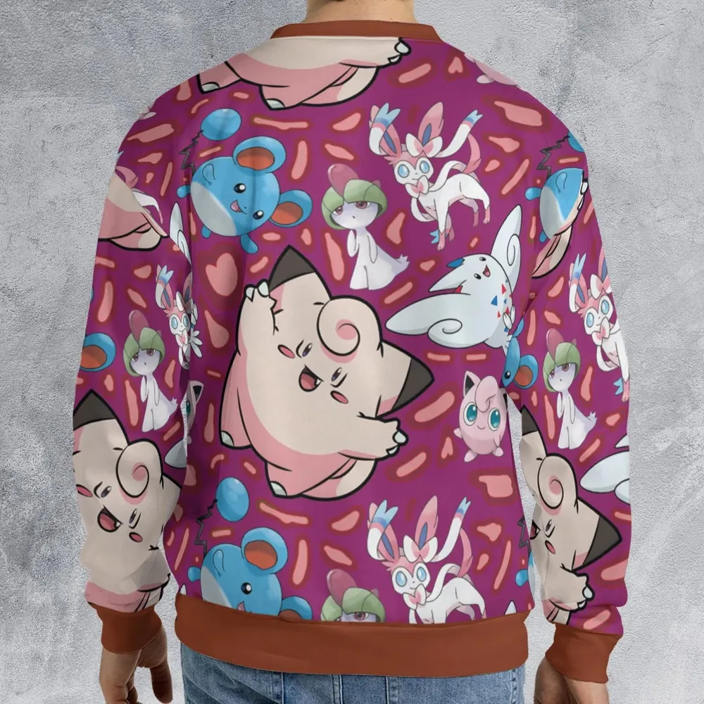 Fairy Type Pokemon All-over Print Sweatshirt - 2