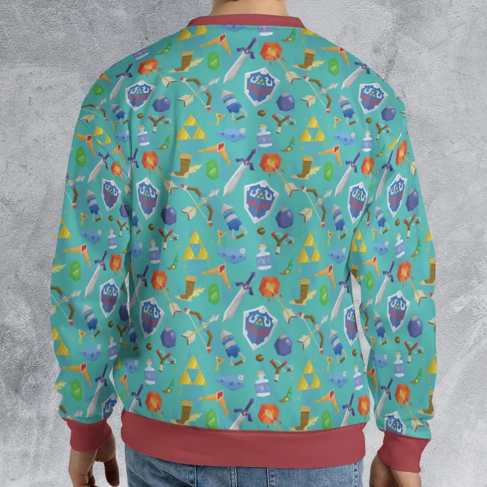 Zelda Korok All-over Print Sweatshirt - 2