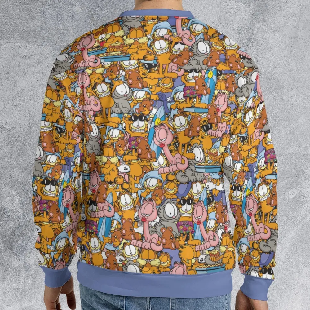 Purr-fect Garfield All-over Print Sweatshirt - 2