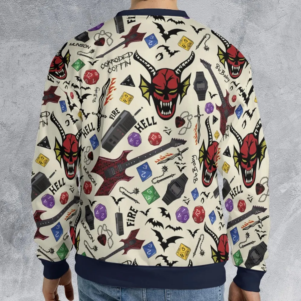 Hellfire Club Stranger Things All-over Print Sweatshirt - 2
