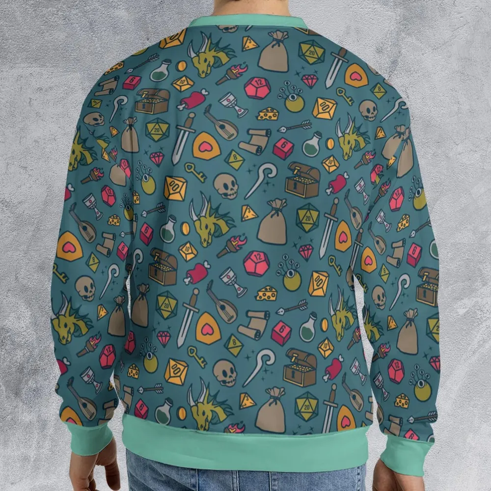 Play Your Role DnD All-over Print Sweatshirt - 2