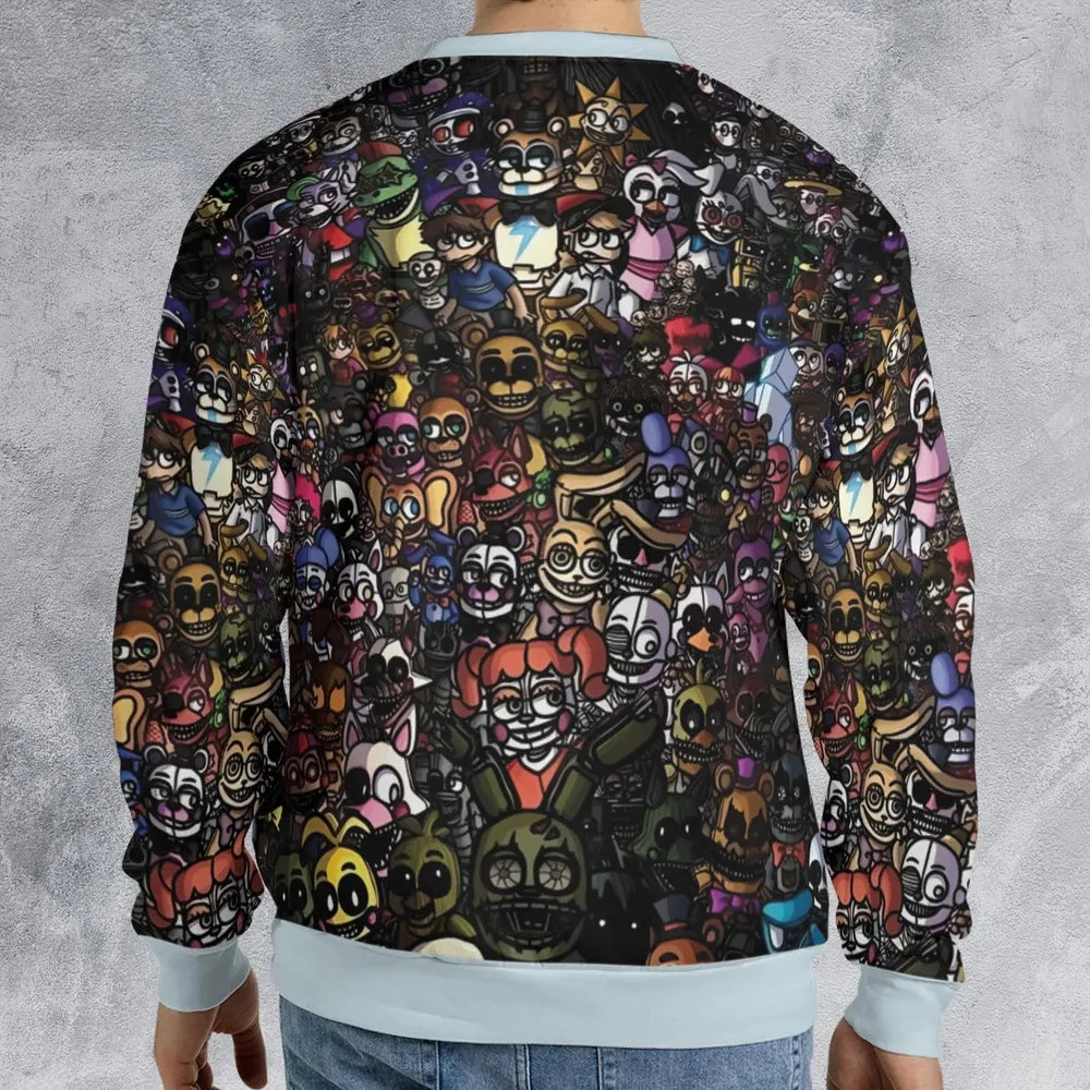 Doing A FNAF All-over Print Sweatshirt - 2
