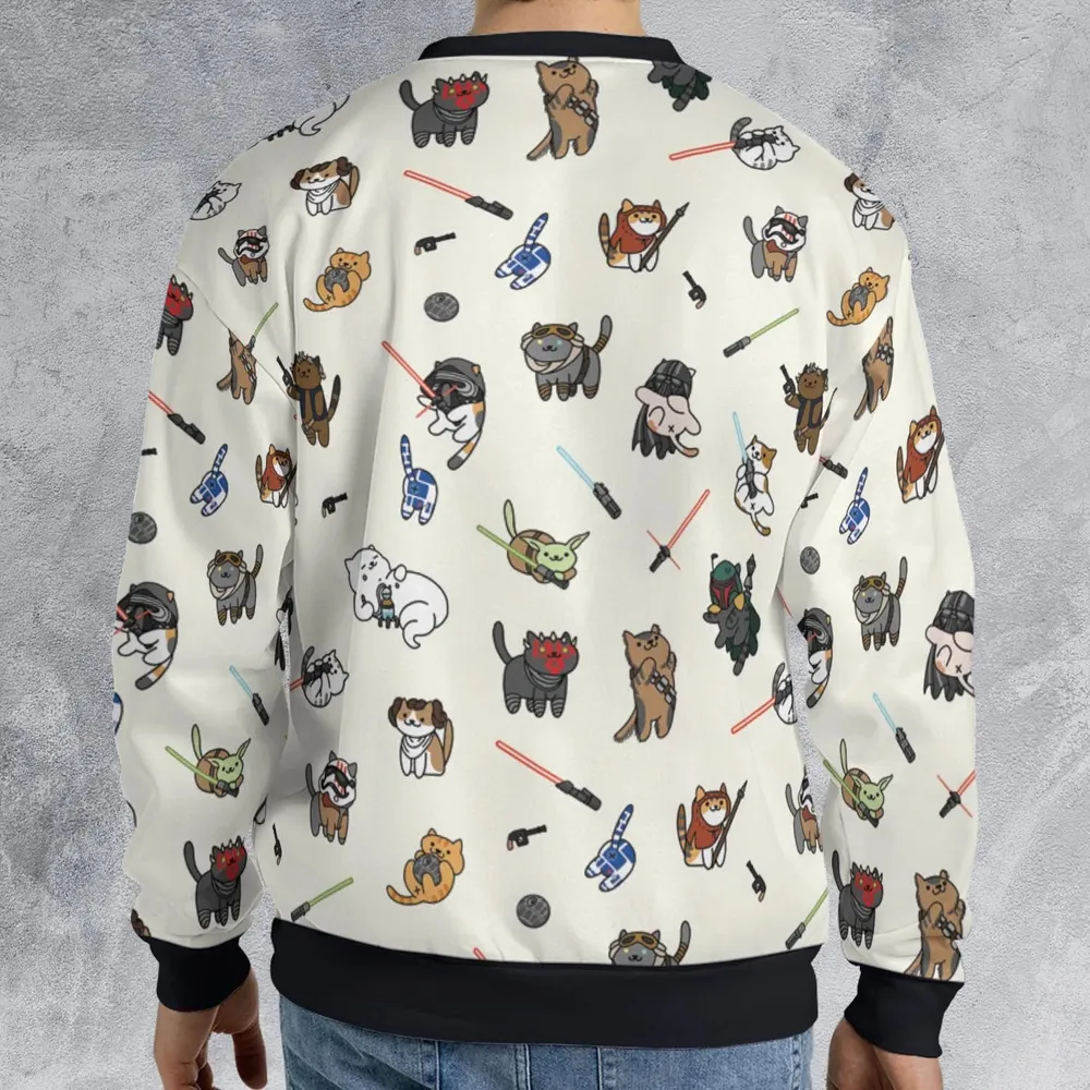 Star Wars Characters As Cats All-over Print Sweatshirt - 2