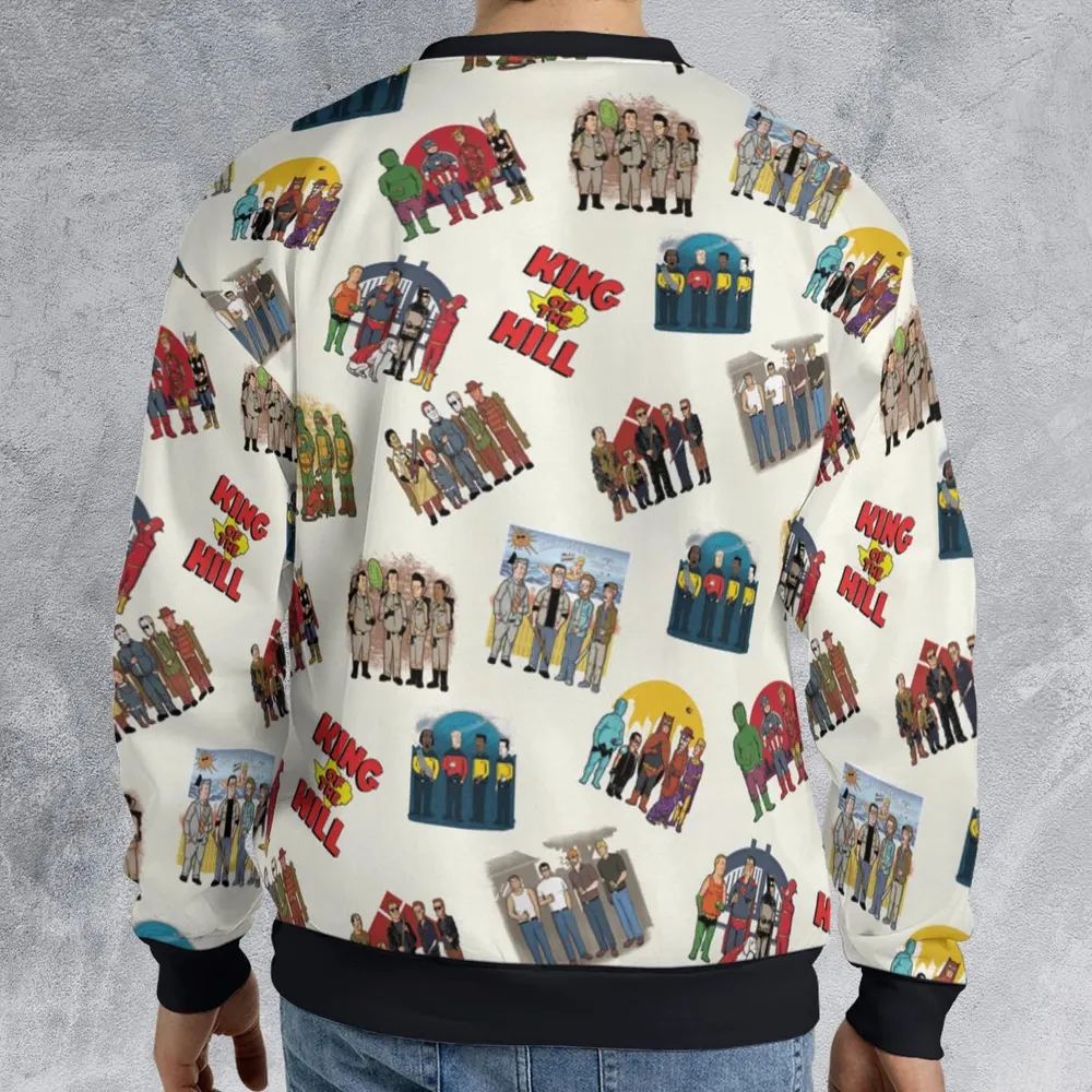 Hank's Friends King Of The Hill Parody All-over Print Sweatshirt - 2