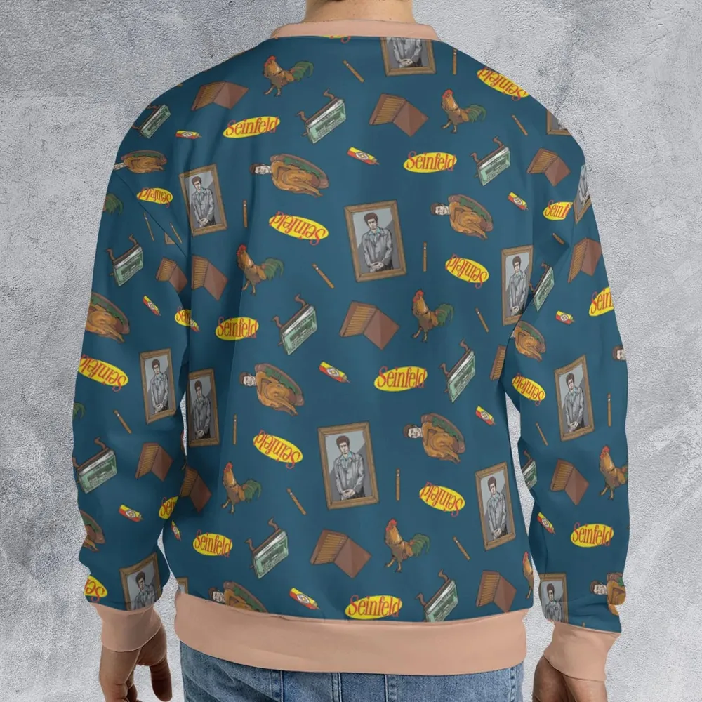 Seinfeld Kramer Icons Pop Culture All-over Print Sweatshirt - 2