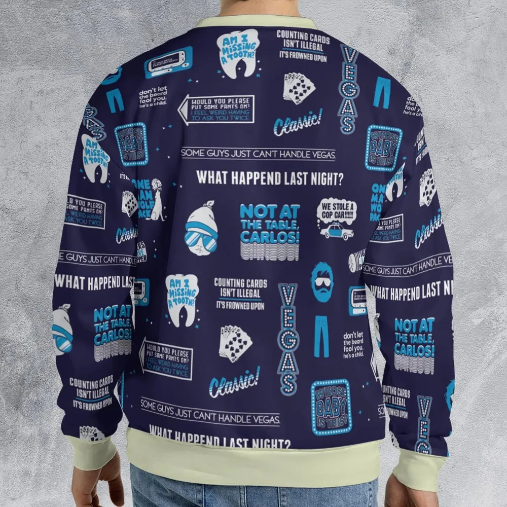What Happened Last Night The Hangover All-over Print Sweatshirt - 2