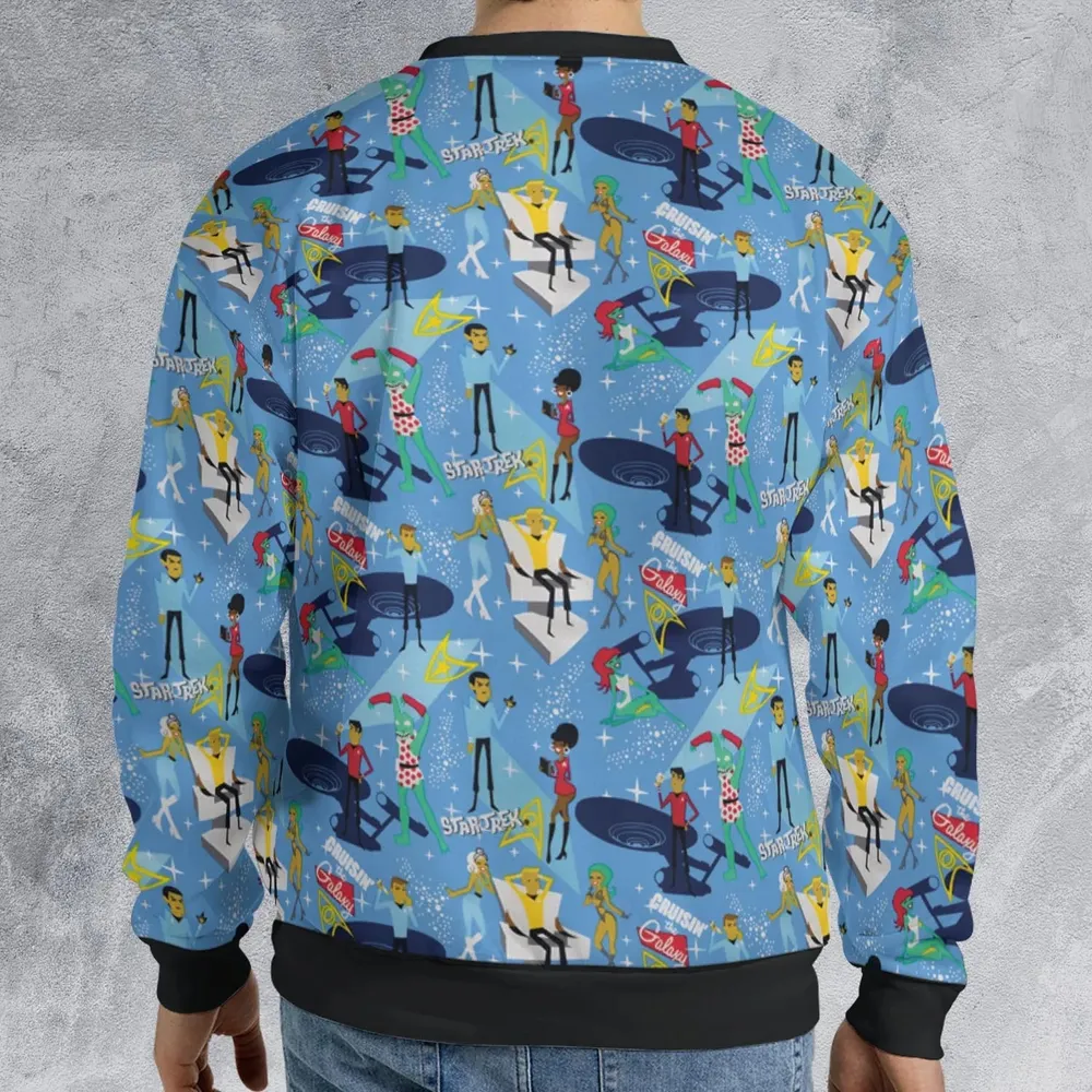 Cruisin' The Galaxy Star Trek All-over Print Sweatshirt - 2