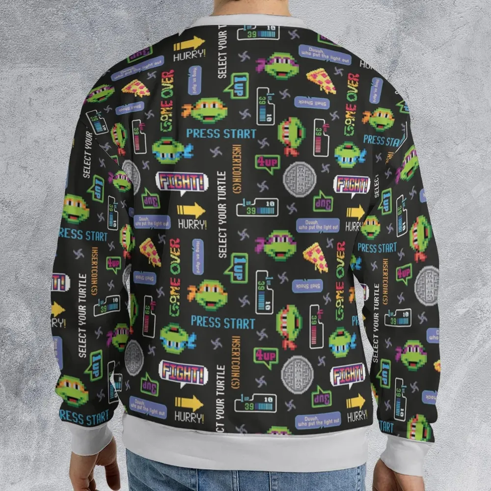 The TMNT Pixel Characters All-over Print Sweatshirt - 2