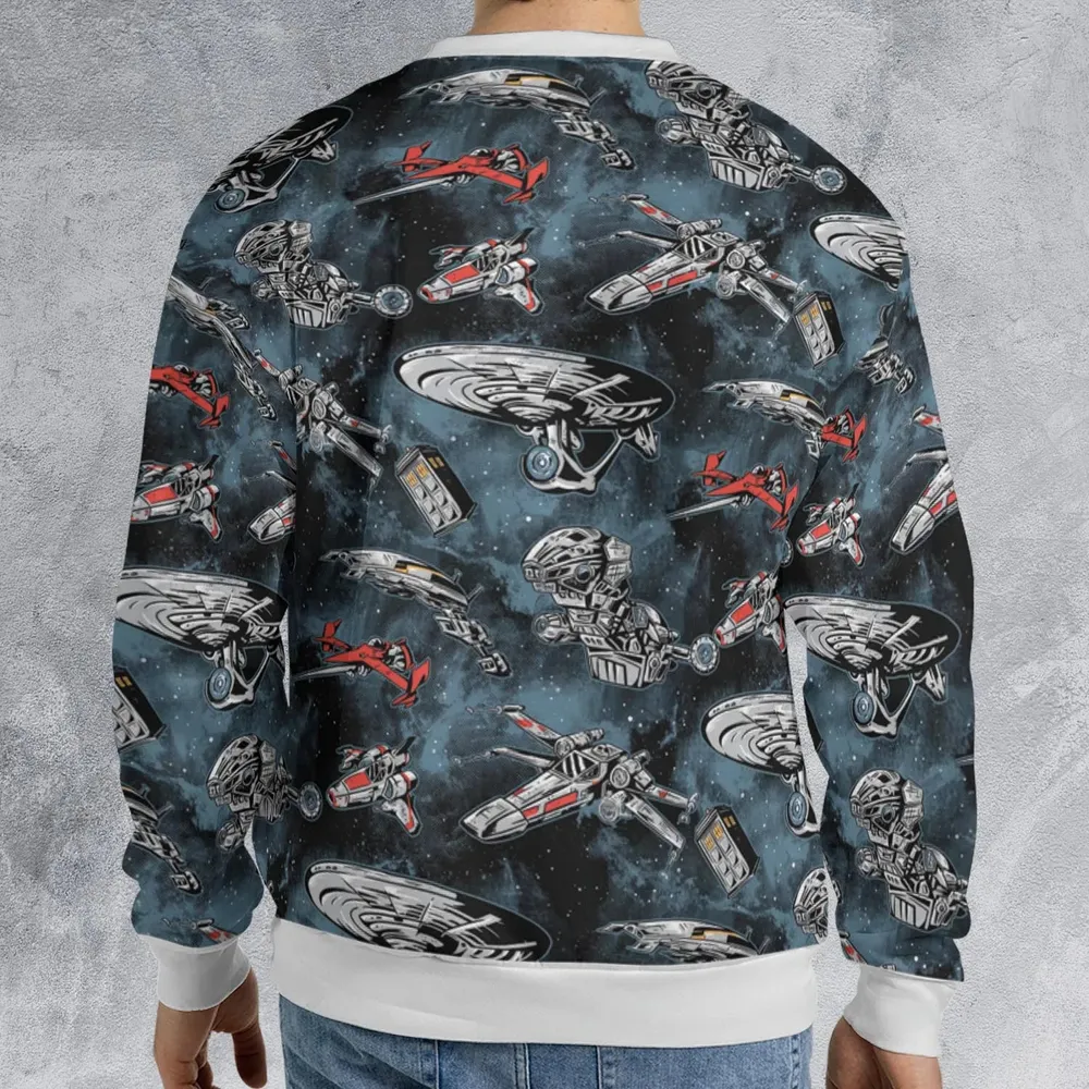 Ultimate Space Fleet All-over Print Sweatshirt - 2