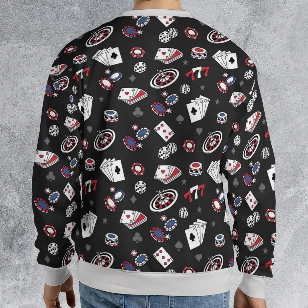 Poker Texas Hold’em All-over Print Sweatshirt - 2