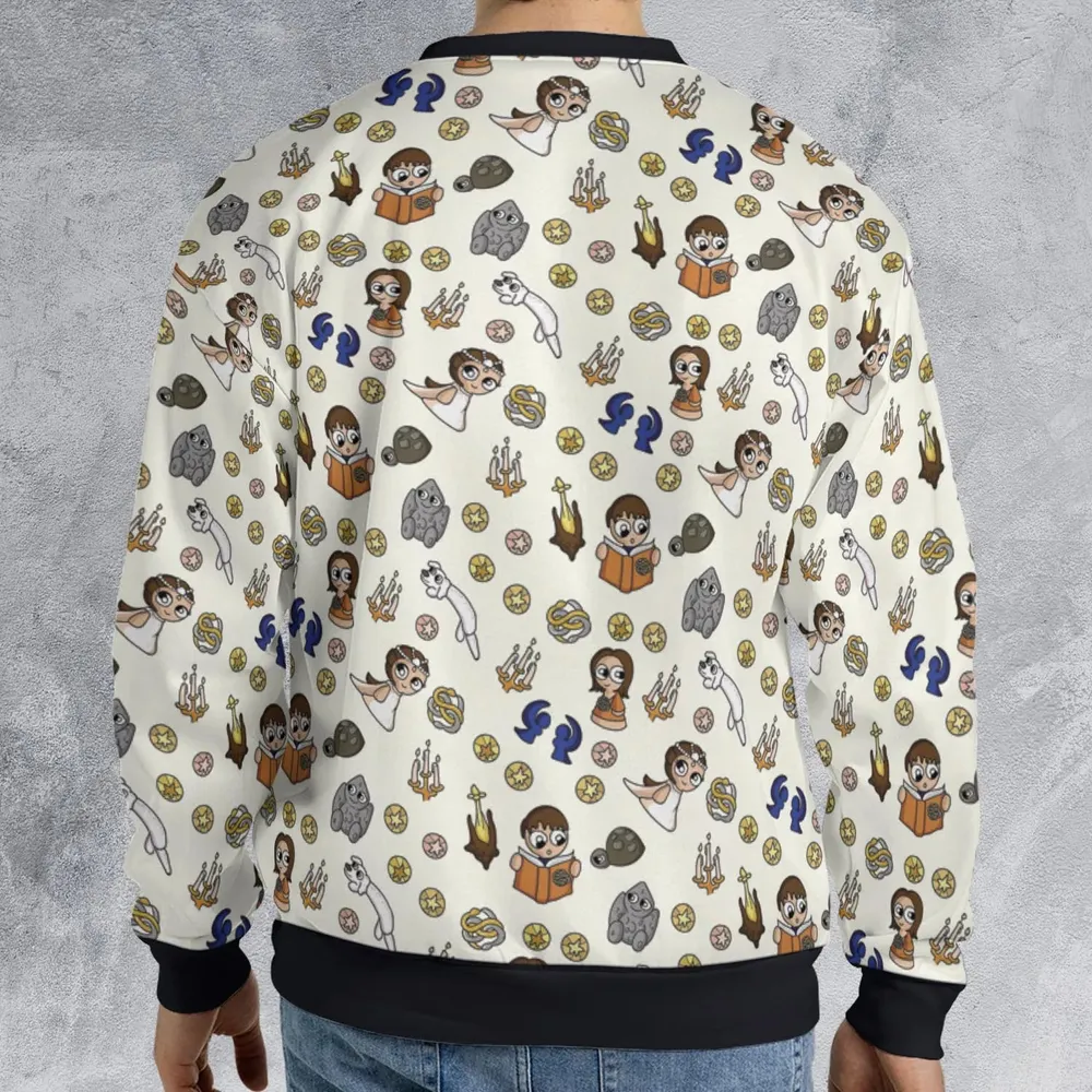 Doodle Luck Dragon Falkor The Neverending Story All-over Print Sweatshirt - 2