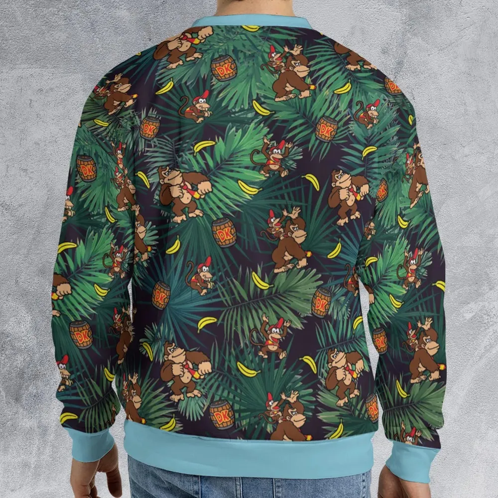 Donkey Kong Nintendo Video Games All-over Print Sweatshirt - 2