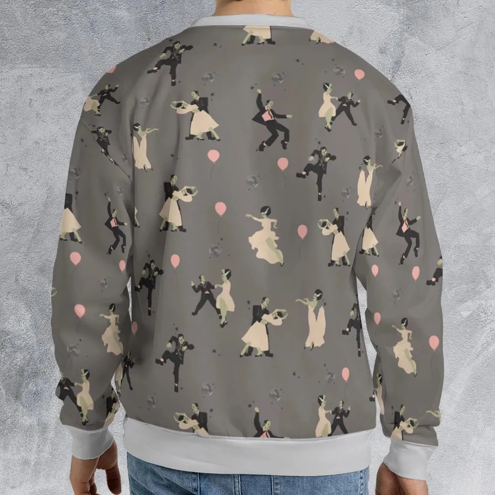 Dirty Dancing Frankenstein and Bride of Frankenstein All-over Print Sweatshirt - 2