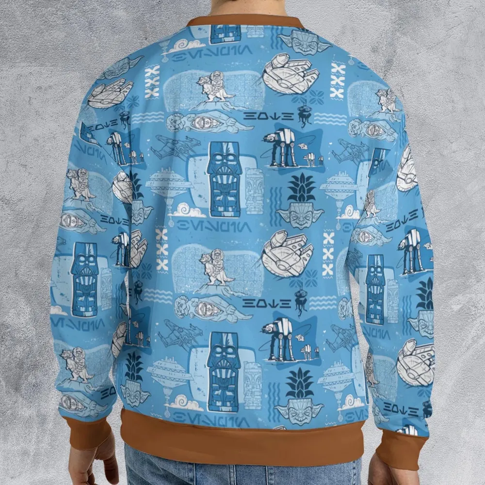 Dark Side Star Wars Tiki Shack All-over Print Sweatshirt - 2