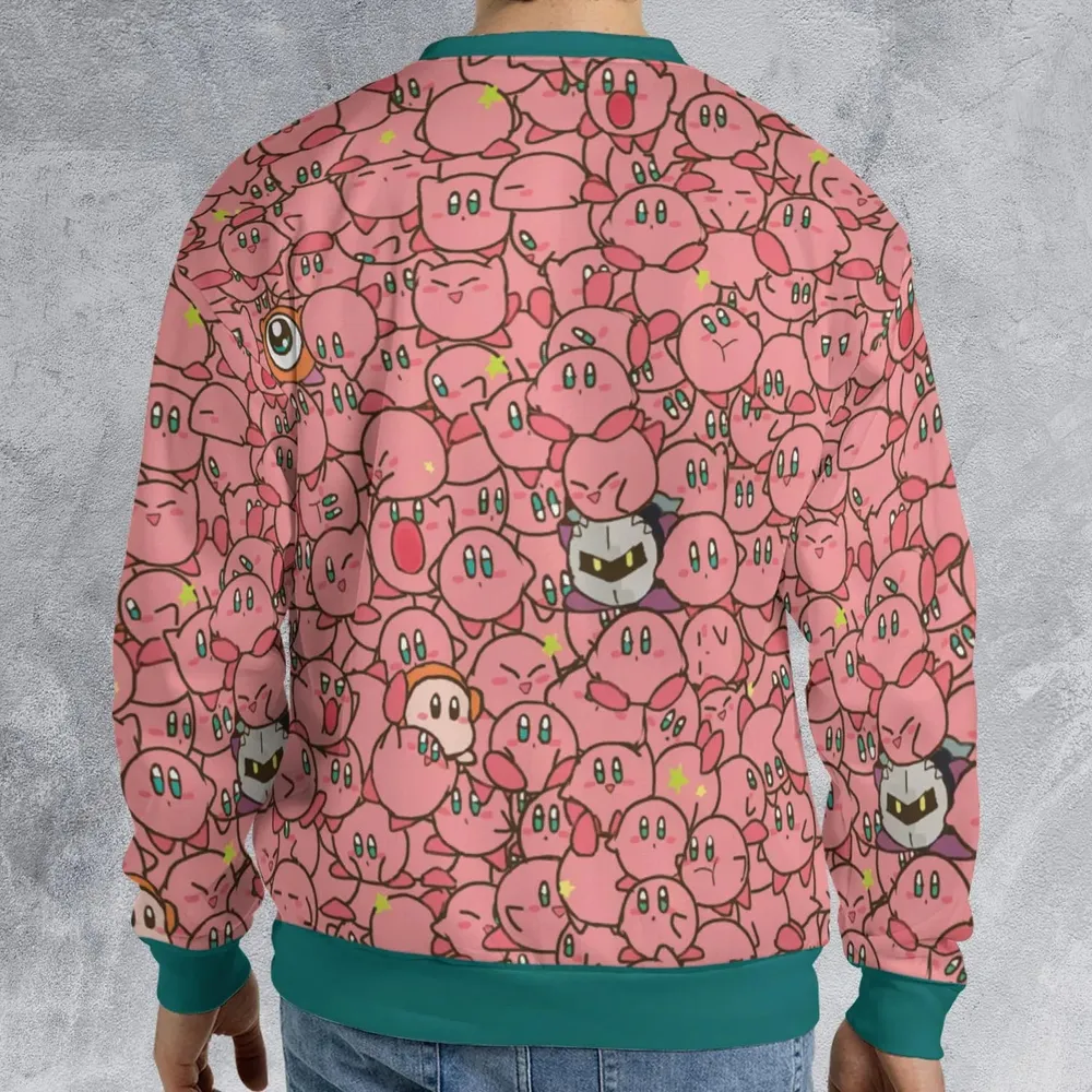 Cute Kirby Waddle Doo Bandana Waddle Dee Meta Knight Kirby's Characters All-over Print Sweatshirt - 2