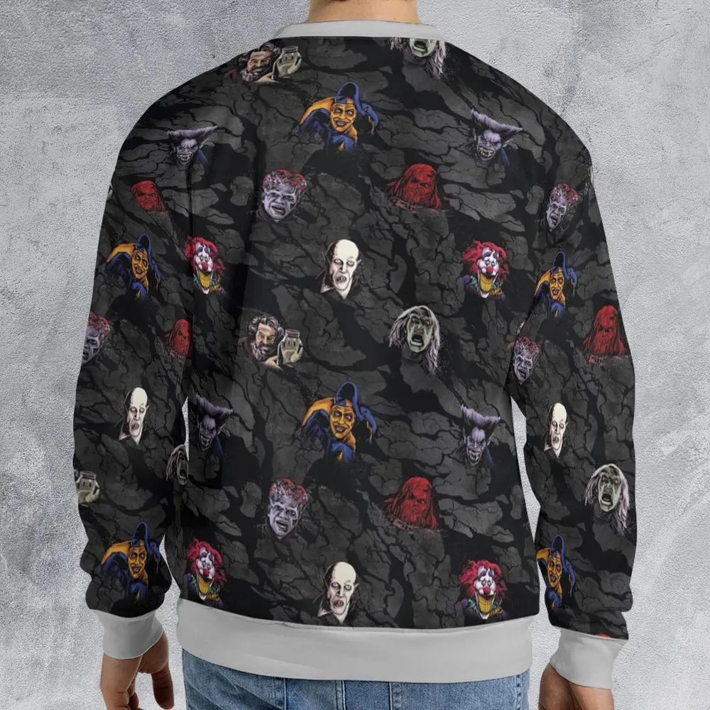 Cult Movie Characters Ghastly Grinner Nosferatu All-over Print Sweatshirt - 2