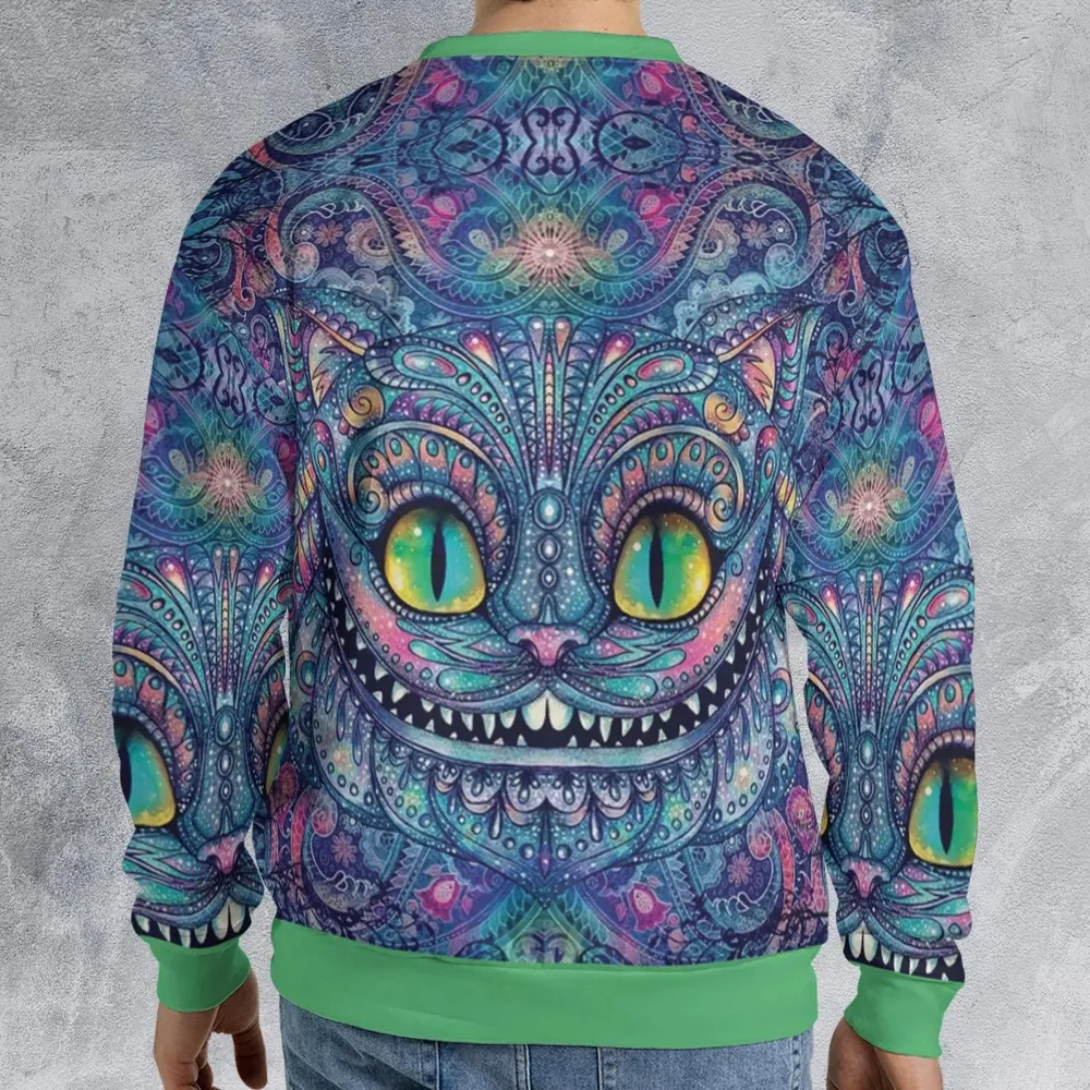 Cheshire Cat Alice In Wonderland All-over Print Sweatshirt - 2