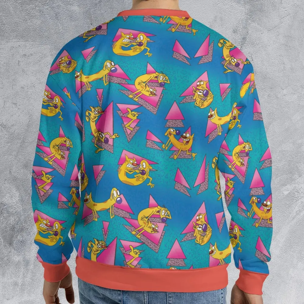 CatDog Nickelodeon Pattern All-over Print Sweatshirt - 2