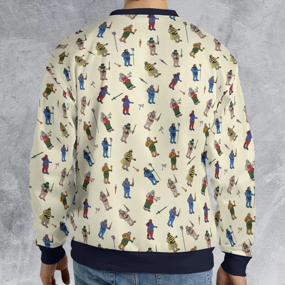 Carl In Masters Of The Universe Pattern All-over Print Sweatshirt - 2