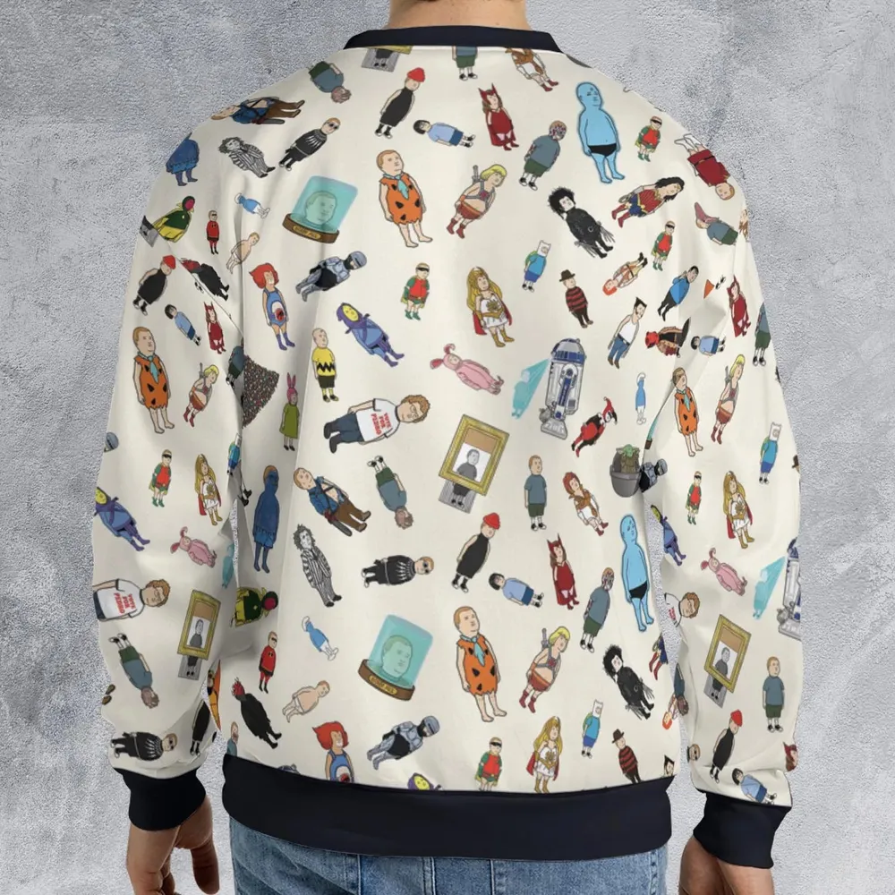 Bobby Hill King Of The Hill Pattern All-over Print Sweatshirt - 2